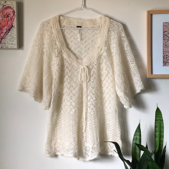 Free People Sweaters - Free People | knit short-sleeve sweater